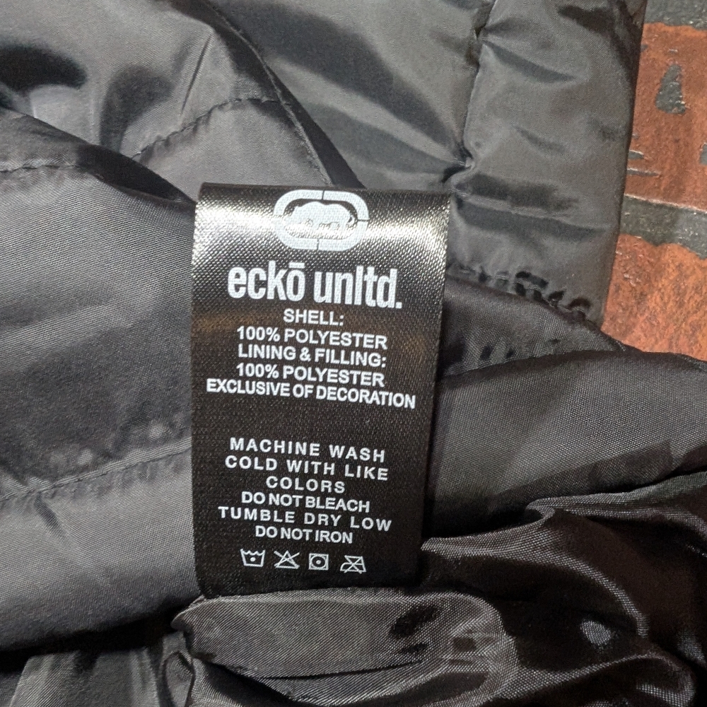 Ecko Unltd Men's XXL Sleek Puffer‎ Gilet - Picture 5 of 11